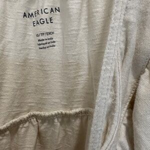 American Eagle Cream Sundress